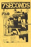 7 Seconds / Mannequin Hand / Mind Over 4 / FAQ / The Unknown / Just Say Joe on Nov 12, 1989 [899-small]