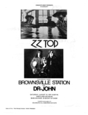 ZZ Top / Dr. John / brownsville station on Aug 10, 1974 [534-small]
