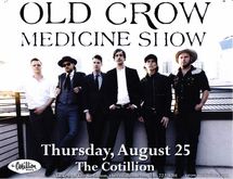 tags: Old Crow Medicine Show, Wichita, Kansas, United States, Gig Poster, The Cotillion - Old Crow Medicine Show on Aug 25, 2016 [556-small]