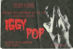 Iggy Pop / The Seers / Glen Matlock's Big Living on Dec 20, 1988 [657-small]