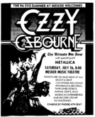 Ozzy Osbourne / Metallica on Jul 26, 1986 [712-small]