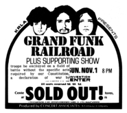 Grand Funk Railroad on Nov 1, 1970 [719-small]
