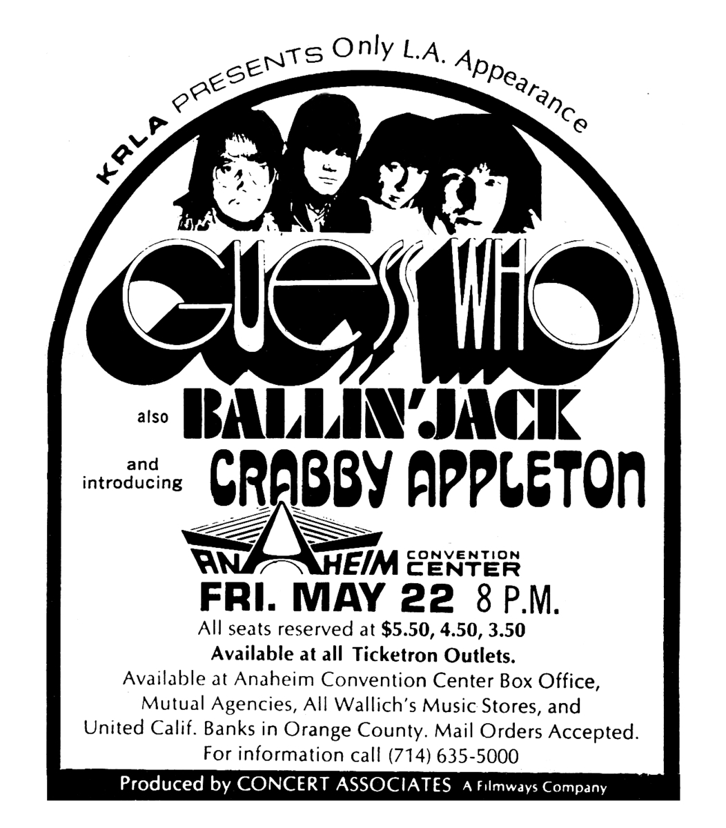 Crabby appleton concert tour history concert archives