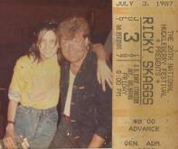 Ricky Skaggs  on Jul 3, 1987 [774-small]