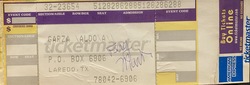 Fergus Marsh (stickman bass) autograph... my first ever!, Peter Murphy on May 28, 2002 [782-small]