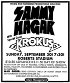 Sammy Hagar / Krokus on Sep 30, 1984 [864-small]