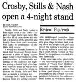 Crosby, Stills & Nash on Jan 15, 1987 [936-small]
