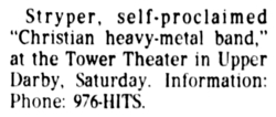 Stryper / Hurrricane on Feb 28, 1987 [945-small]