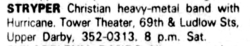 Stryper / Hurrricane on Feb 28, 1987 [946-small]