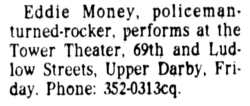 Eddie Money / Limited Warranty on Mar 20, 1987 [955-small]