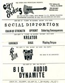 Social Distortion / Chain Of Strength / Upfront  / Sobering Consequences on Aug 27, 1989 [239-small]