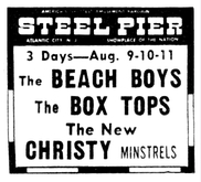 The Beach Boys / The Box Tops / New Christy Minstrels on Aug 10, 1968 [274-small]