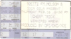 Cheap Trick / Eddie Money on Feb 16, 1989 [301-small]