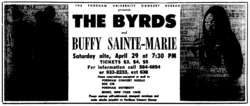 The Byrds / Buffy Sainte-Marie on Apr 29, 1967 [306-small]