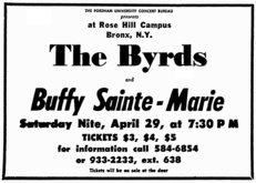 The Byrds / Buffy Sainte-Marie on Apr 29, 1967 [309-small]