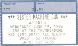 Sister Machine Gun / Drill on Jun 19, 1996 [386-small]