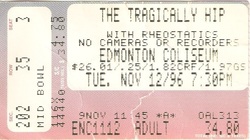 The Tragically Hip / Rheostatics on Nov 12, 1996 [391-small]