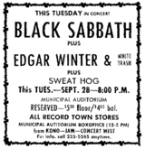 Black Sabbath / Edgar Winter / Sweat Hog on Sep 28, 1971 [425-small]
