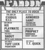 Exodus / M.O.D. / Leeway / Rest in Pieces on Jan 29, 1988 [502-small]