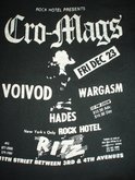 Cro-Mags / Voivod / Wargasm / Hades on Dec 23, 1988 [524-small]