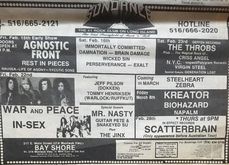 Agnostic Front / Rest in Pieces / Nausea / Life Of Agony / Sycotic Sons on Feb 15, 1991 [529-small]