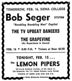 bob seger system / The Grapevine on Feb 16, 1969 [605-small]