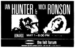 Ian Hunter / Mick Ronson / Bonaroo on May 1, 1975 [606-small]