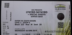 Lynyrd Skynyrd / Status Quo / Massive Wagons on Jun 26, 2019 [710-small]