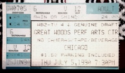 Chicago / Bela Fleck & The Flecktones on Jul 5, 1990 [937-small]