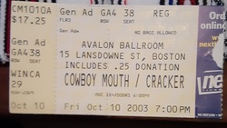 Cracker / Cowboy Mouth on Oct 10, 2003 [999-small]