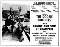 The Doobie Brothers / Argent / Sons of Champlin on May 23, 1973 [228-small]