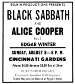 Black Sabbath / Alice Cooper / Edgar Winter’s White Trash on Aug 8, 1971 [334-small]