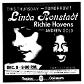Linda Ronstadt / Richie Havens / Andrew Gold on Dec 9, 1978 [428-small]