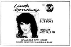 Linda Ronstadt / The bus boys on Nov 16, 1982 [435-small]