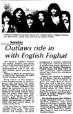 Foghat / The Outlaws / Max Webster on Nov 16, 1980 [540-small]