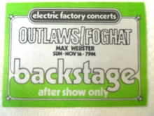 Foghat / The Outlaws / Max Webster on Nov 16, 1980 [547-small]
