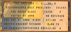 The Moody Blues / Stevie Ray Vaughan on Oct 21, 1983 [681-small]