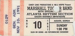 Marshall Tucker Band / Atlanta Rhythm Section on Nov 10, 1991 [207-small]