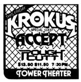 Krokus / Accept / Roughcutt on Mar 22, 1985 [183-small]