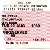 Swans / The Impossibles / Thirsty Justice on Aug 22, 1989 [346-small]
