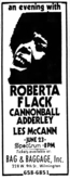 Roberta Flack / cannonball adderly / Les McCann on Jun 23, 1971 [406-small]