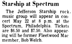 Jefferson Starship / Bob Welch on May 22, 1978 [463-small]
