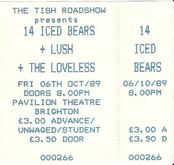 14 Iced Bears / Lush / The Loveless on Oct 9, 1989 [490-small]