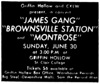 James Gang / brownsville station / Montrose on Jun 30, 1974 [567-small]