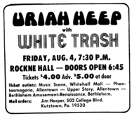 Uriah Heep / white trash on Aug 4, 1972 [598-small]
