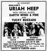 Earth Wind & Fire / Tucky Buzzard / Uriah Heep on Sep 27, 1973 [611-small]
