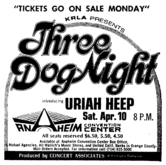 Three Dog Night / Uriah Heep on Apr 10, 1971 [613-small]