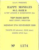 Happy Mondays / M.C. Buzz B on Nov 27, 1989 [622-small]