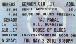 Taj Mahal / R.L. Burnside on May 3, 2001 [643-small]