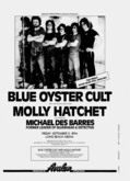 Blue Oyster Cult / Molly Hatchet / Michael Des Barres on Sep 5, 1980 [702-small]